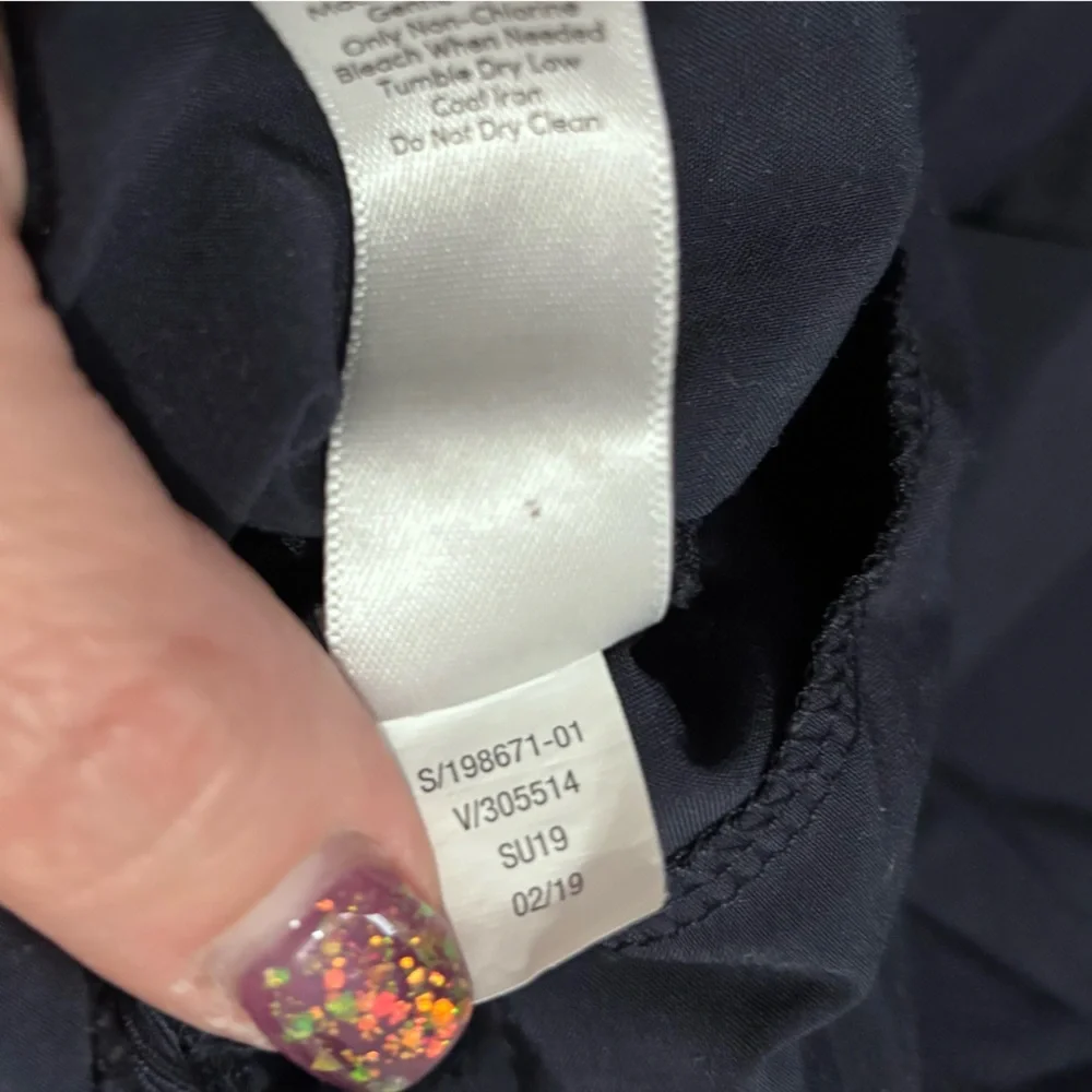 Athleta Dark Blue Joggers size 8 - Picture 3 of 4